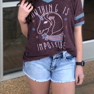 BRAND NEW Cut off denim small